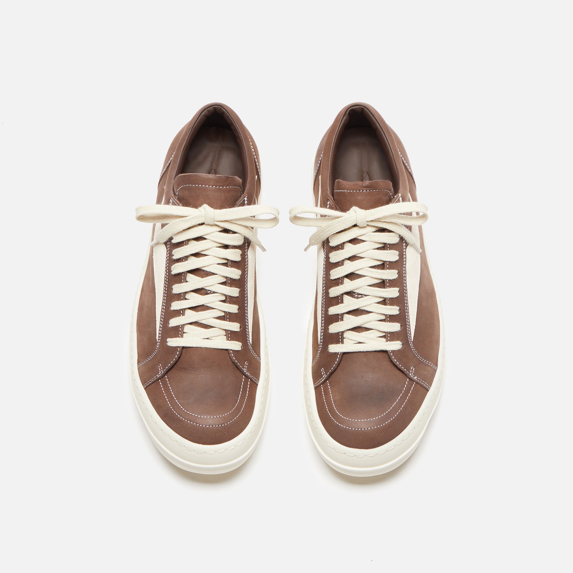 Rick Owens Vintage Sneakers - Brown / Milk / Milk