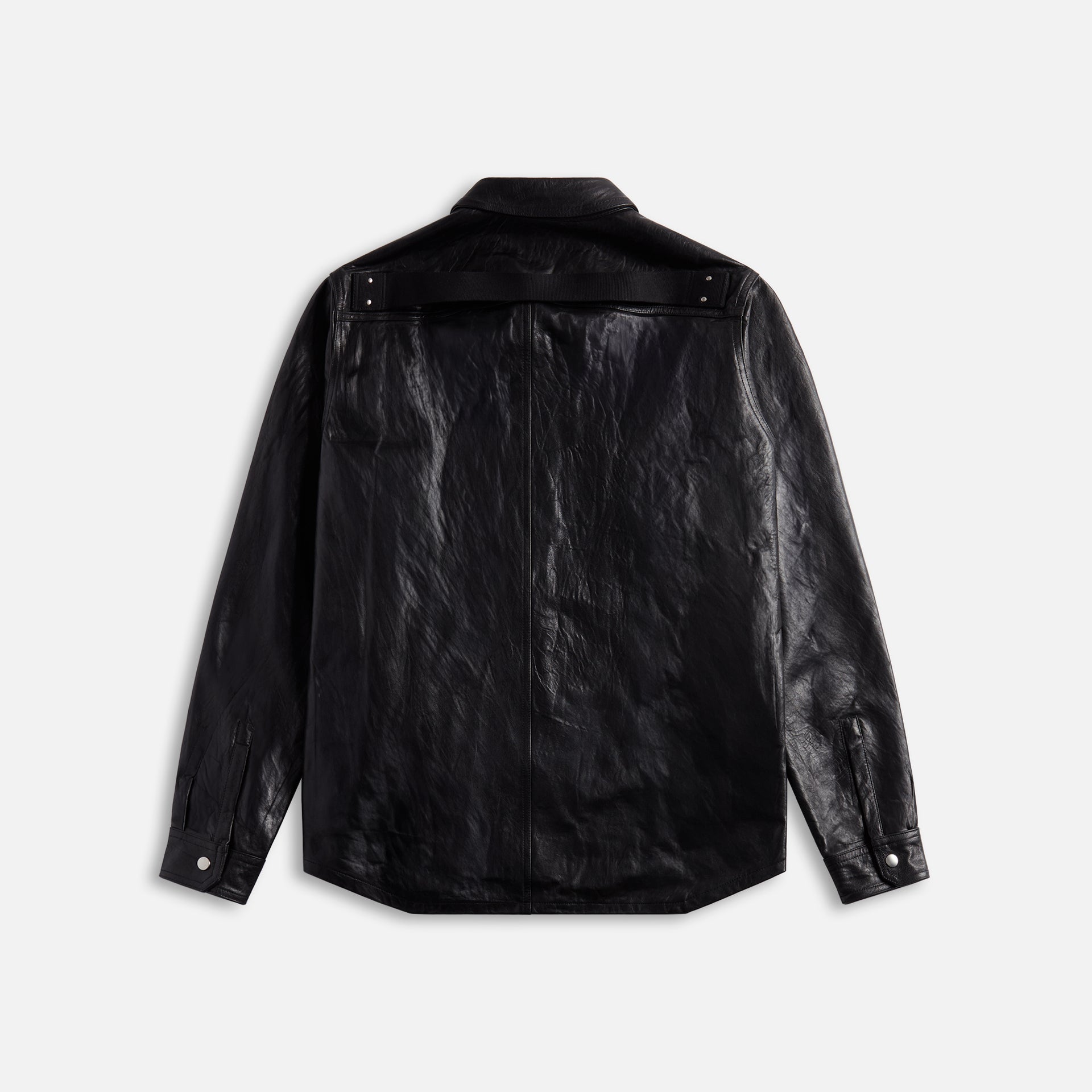 Rick Owens Pelle Outershirt - Black