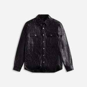 Rick Owens Pelle Outershirt - Black