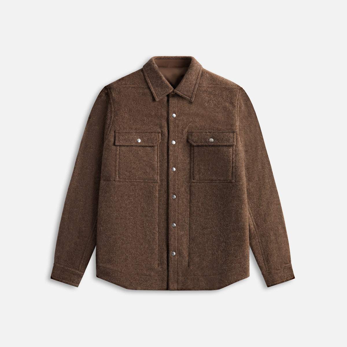 RICK OWENS 22SS OUTER SHIRT NATURAL 44 【公式通販】