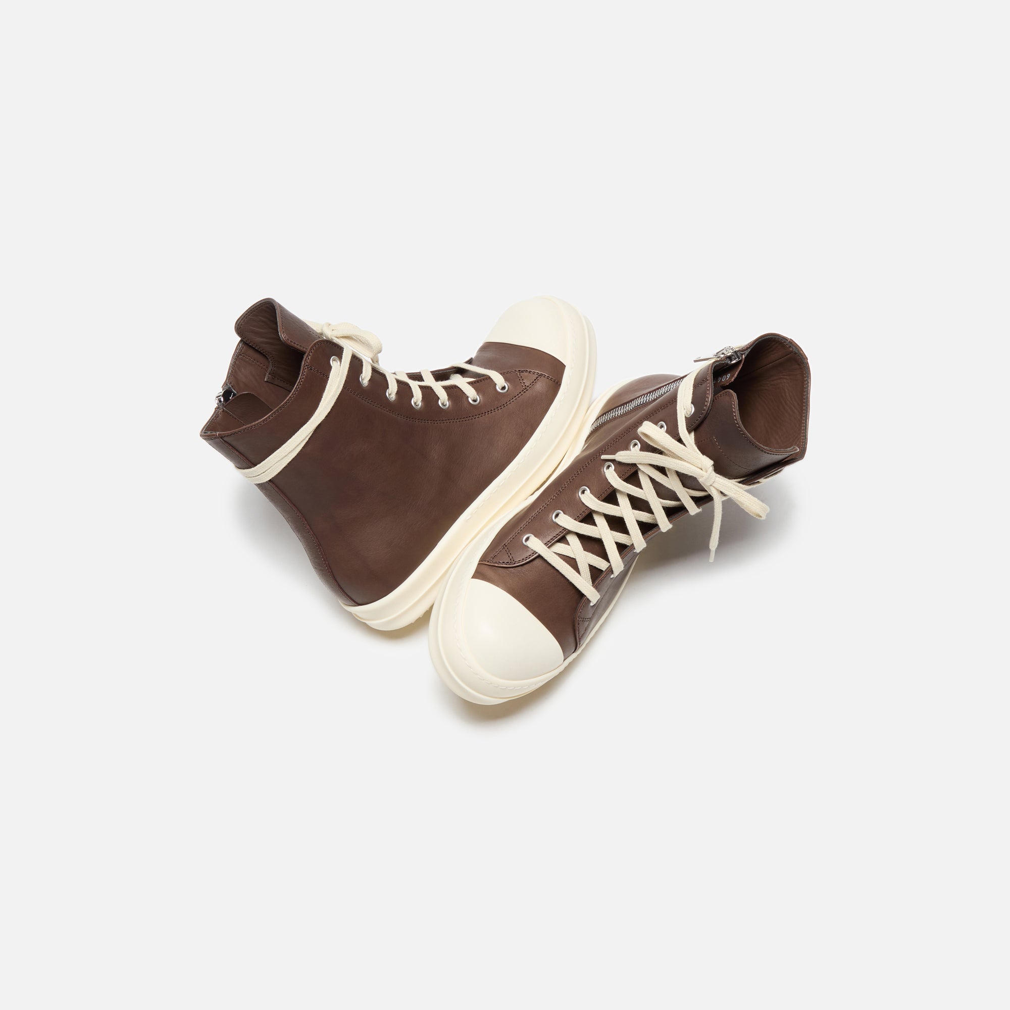 Rick Owens Porterville Sneakers - Saddle / Milk – Kith