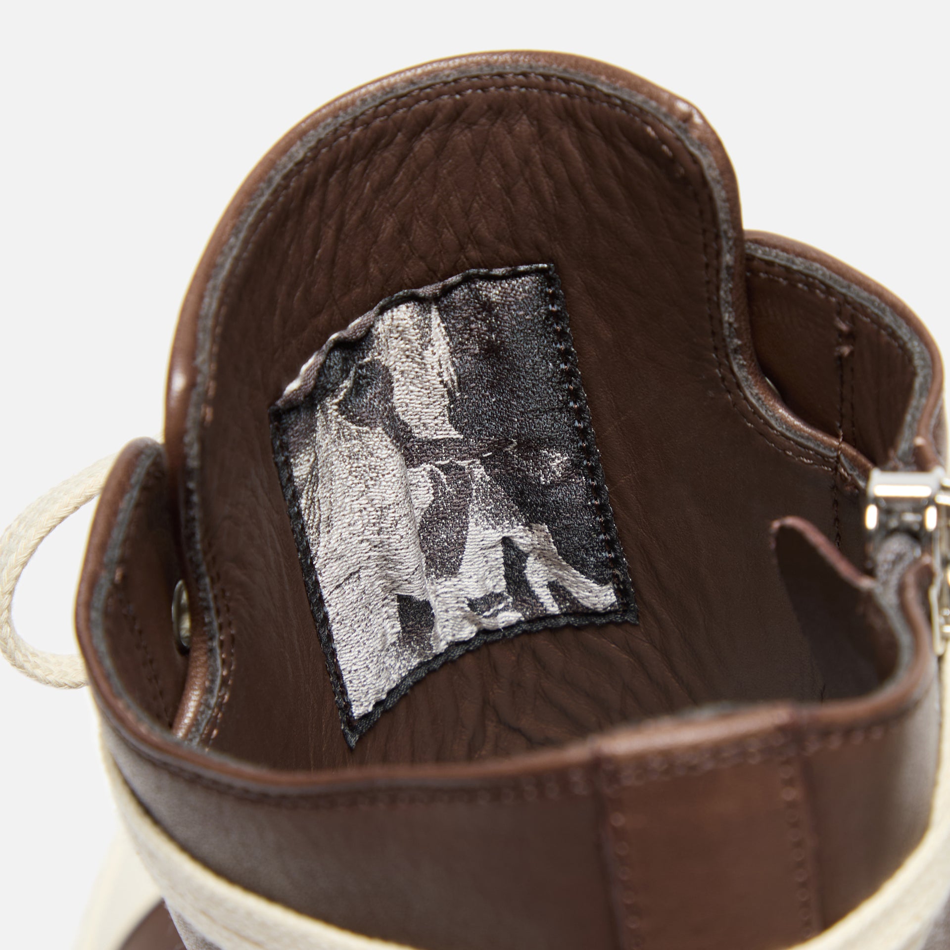 Rick Owens Porterville Sneakers - Saddle / Milk