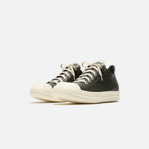 Rick Owens Scarpe Leather Sneakers - Forest / Milk