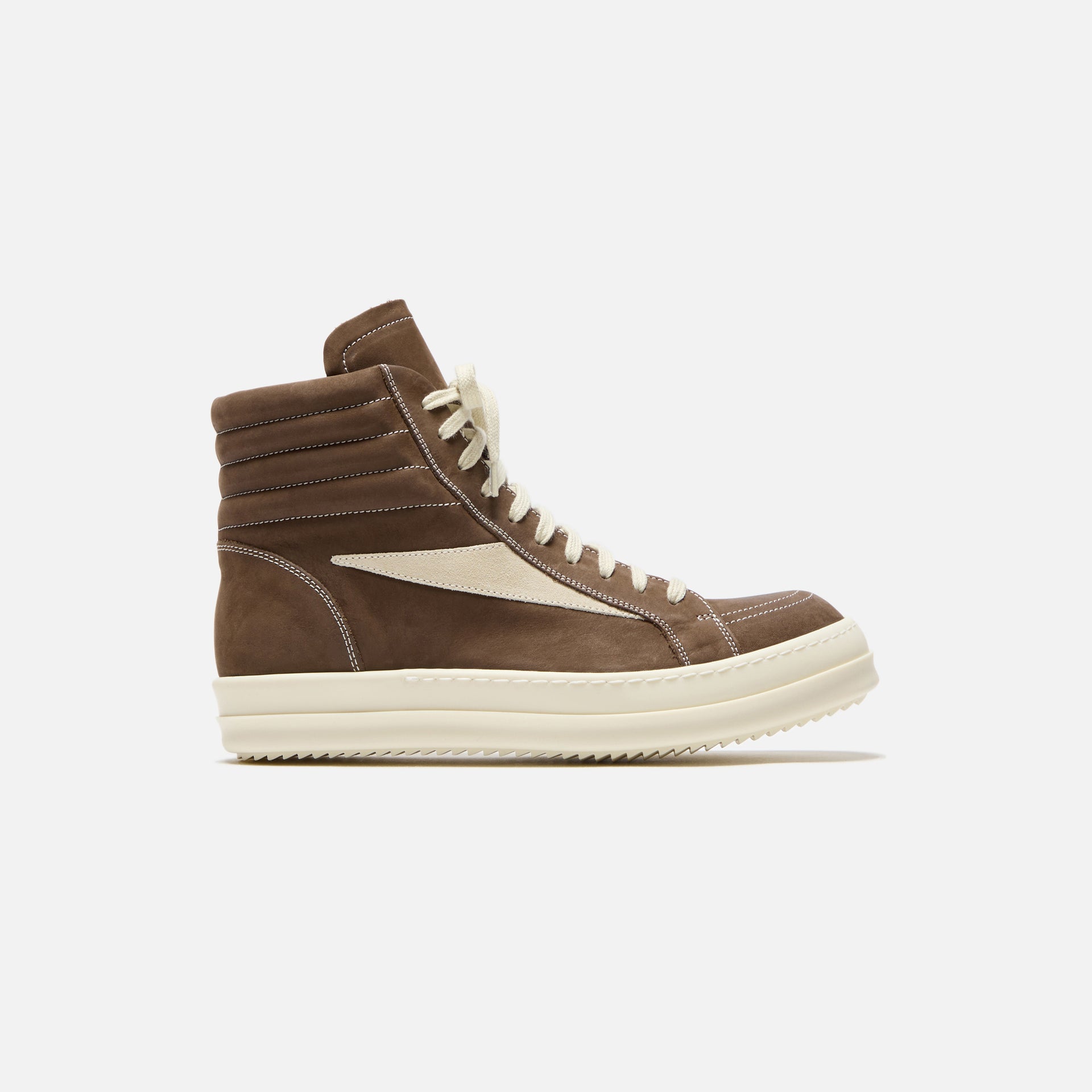 Rick Owens Vintage High Sneaker - Saddle / Milk