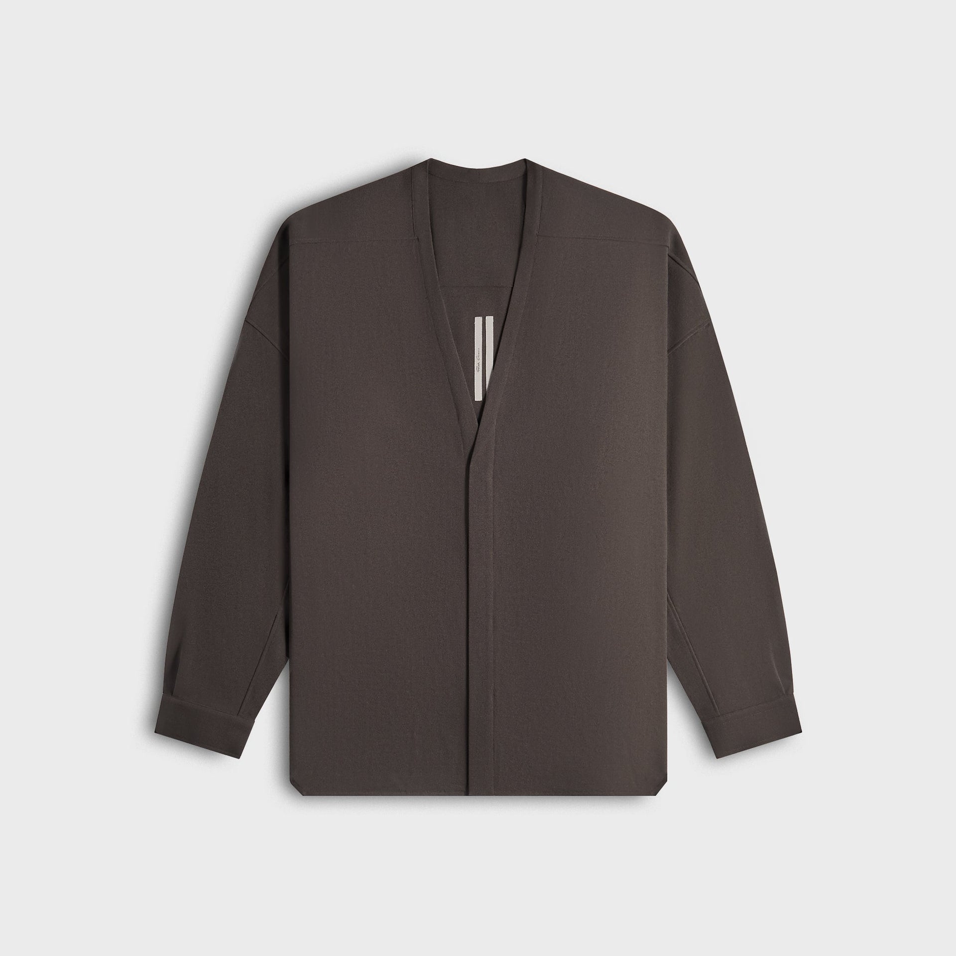 Rick Owens Lido Larry Shirt - Dark Dust