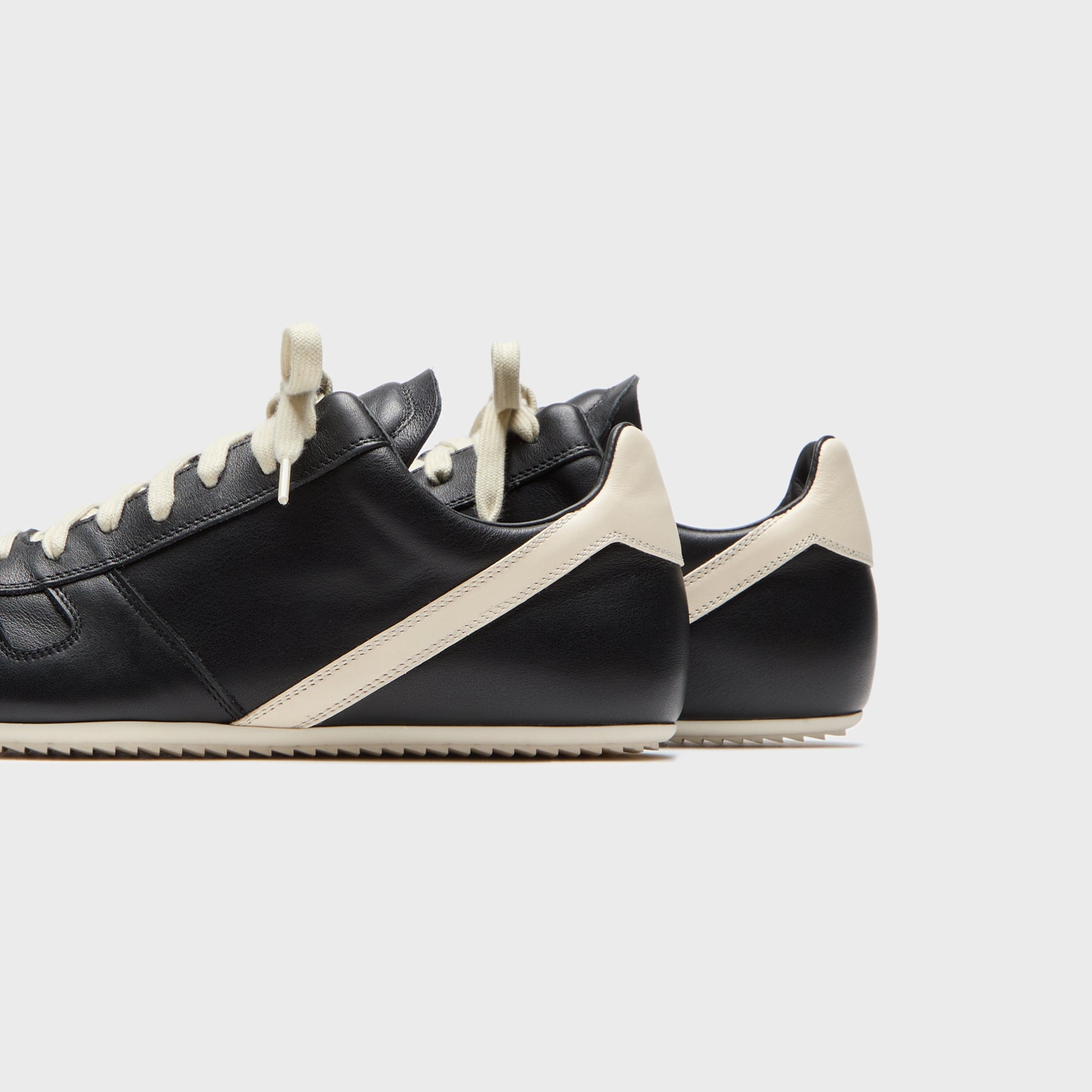 Rick Owens Concordians Minimal Sneaks - Black / Milk / Milk – Kith