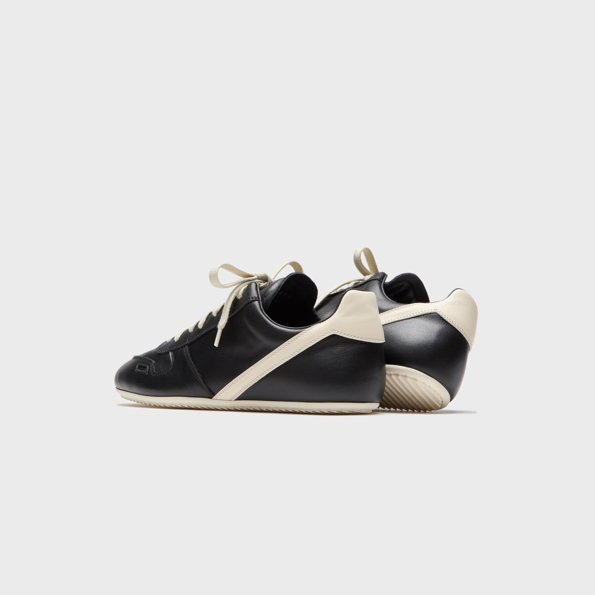 Rick Owens Concordians Minimal Sneaks - Black / Milk / Milk – Kith