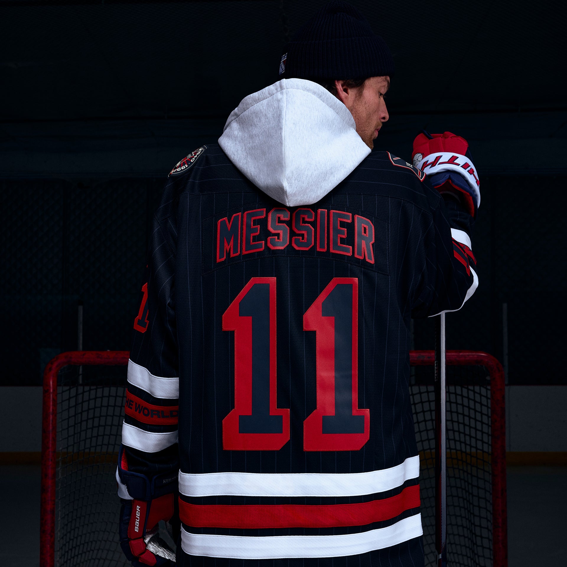 Kith and Mitchell & Ness for the New York Rangers Mark Messier Jersey - Navy