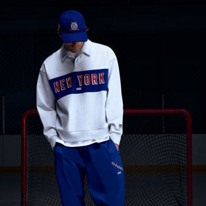 Kith for the New York Rangers New York Nelson Rugby - Light Heather Grey PH