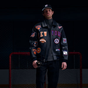 Kith & AVIREX for Madison Square Garden Sports Icon Jacket - Black PH