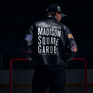 Kith & AVIREX for Madison Square Garden Sports Icon Jacket - Black