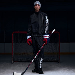 Kith & Bauer for the New York Rangers Nylon Quarter Zip - Black PH