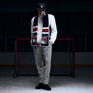 Kith for the New York Rangers Polar Fleece Full Zip - Sandrift PH