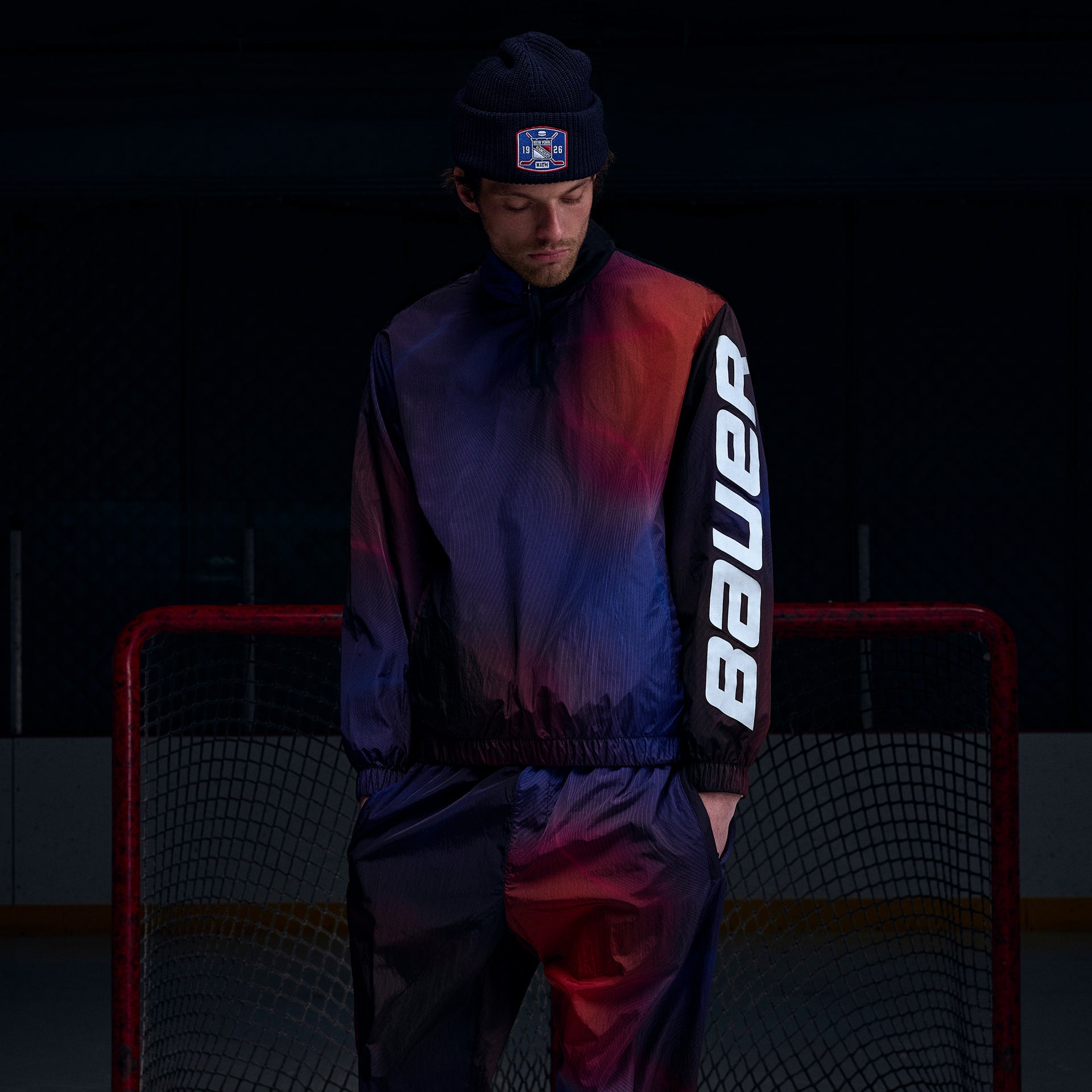 Kith & Bauer for the New York Rangers Nylon Quarter Zip - Nocturnal