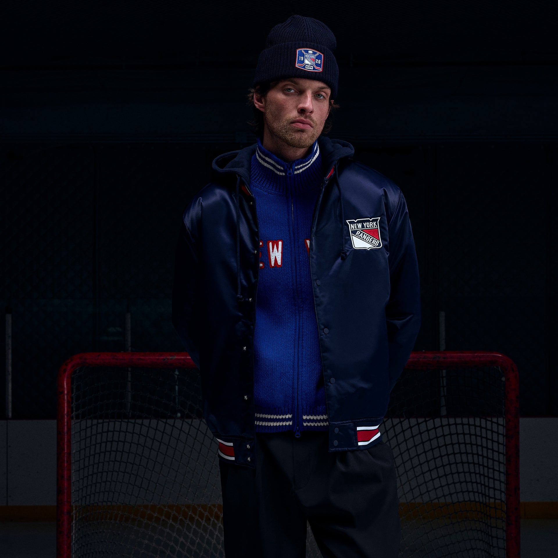 Kith for the New York Rangers Gorman Jacket - Nocturnal