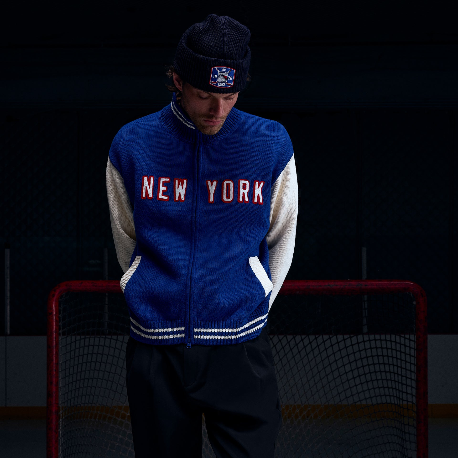 Kith for the New York Rangers Wyona Full Zip - Cyclone