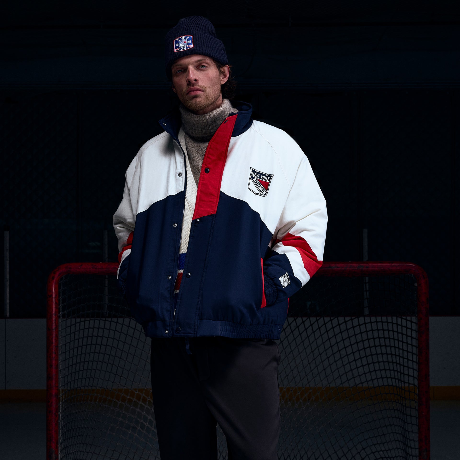 Kith for the New York Rangers Nylon Padded Jacket - Nocturnal