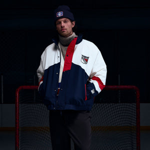 Kith for the New York Rangers Nylon Padded Jacket - Nocturnal PH