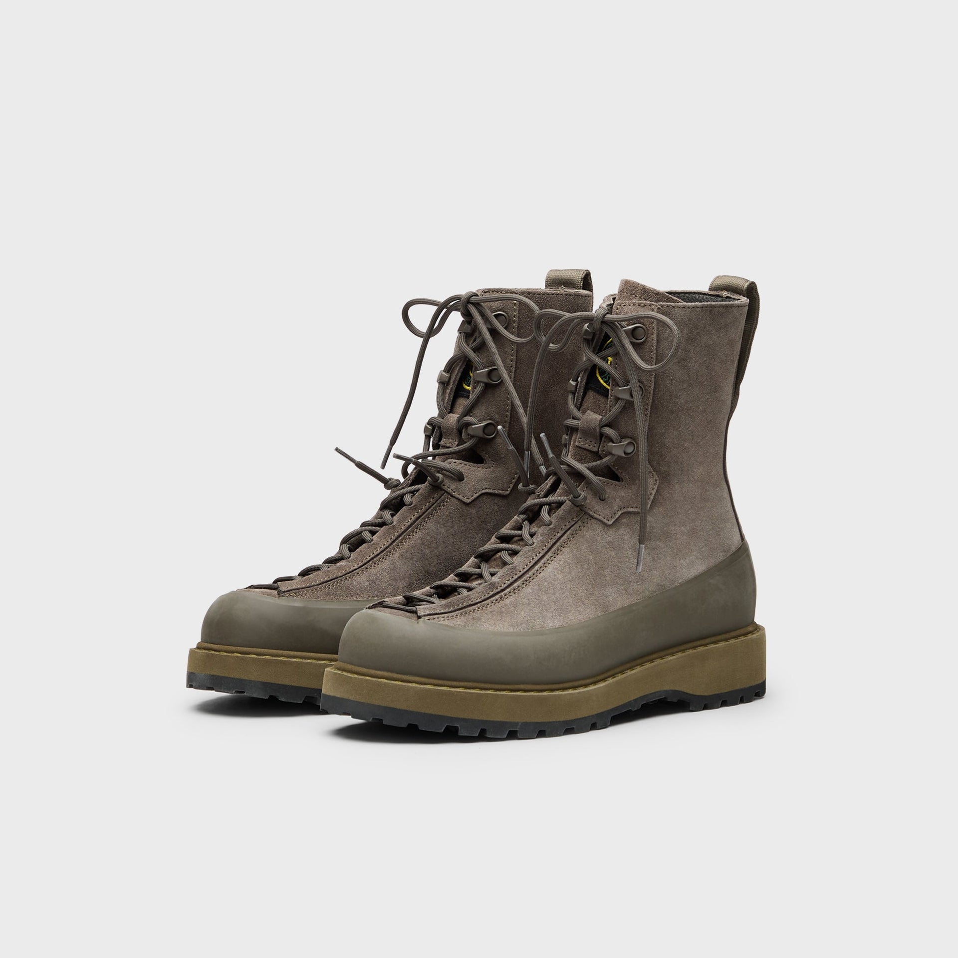 Stone Island Suede Shoes - Military Green