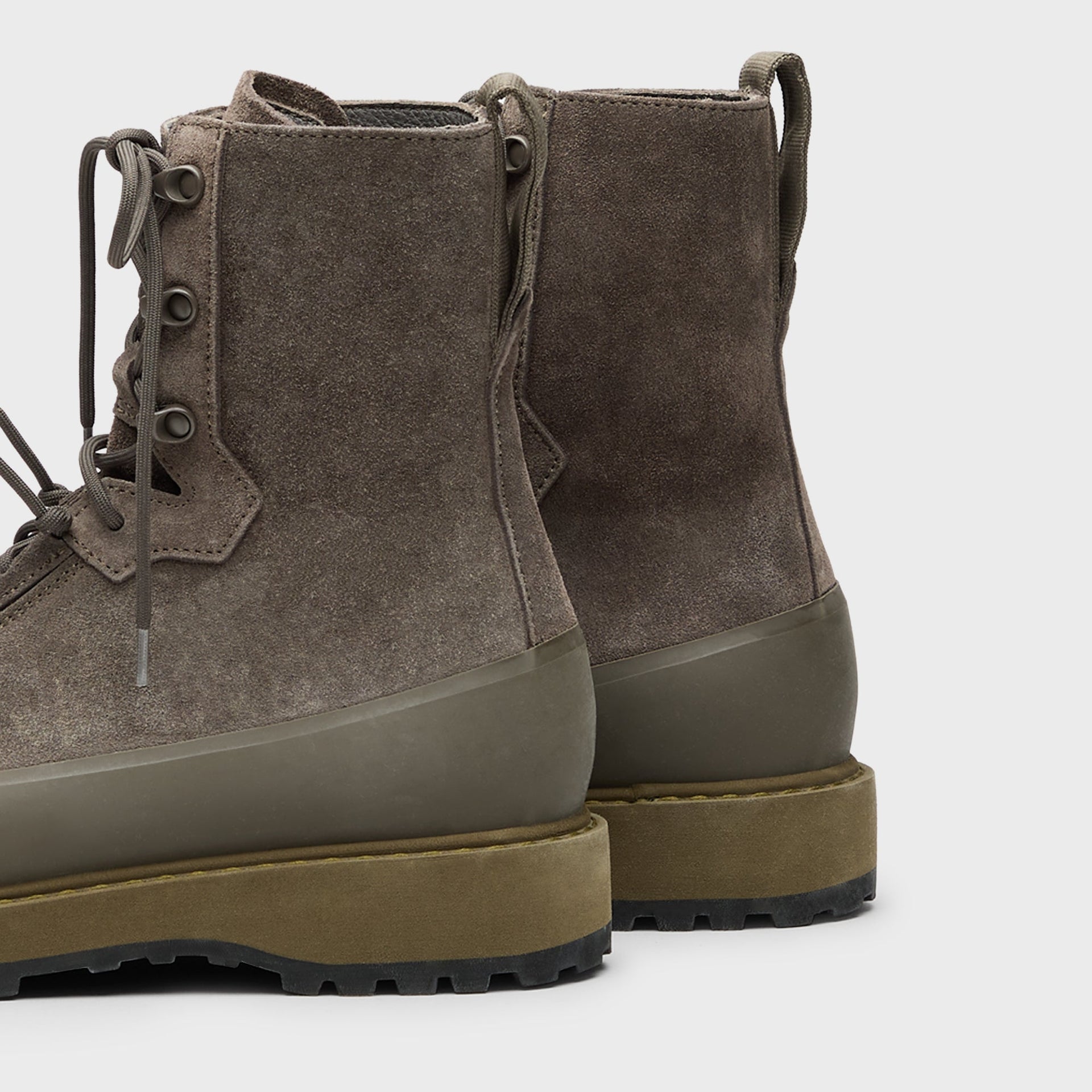 Stone Island Suede Shoes - Military Green