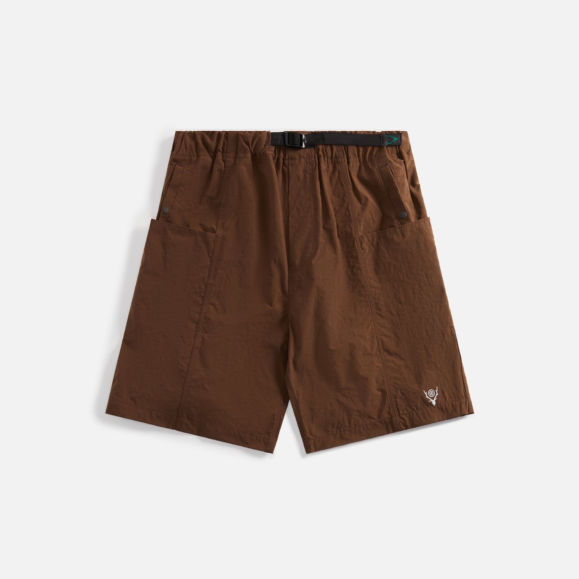 South2 West8 Belted C.S. Short Nylon Oxford - Brown