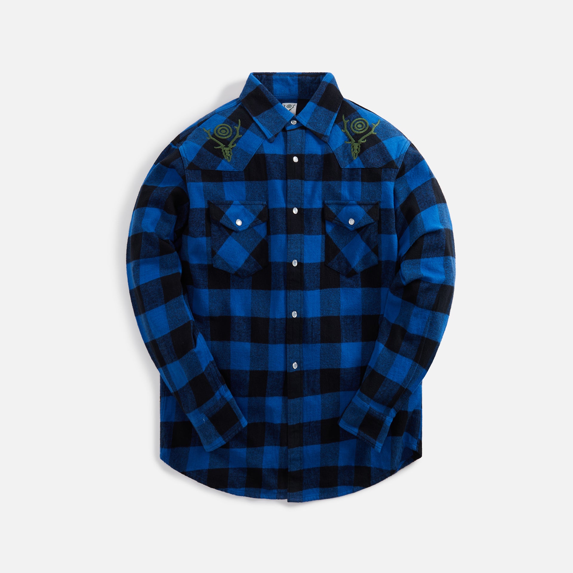 South2 West8 Western Shirt - Blue