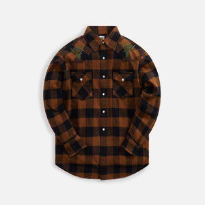South2 West8 Western Shirt - Brown