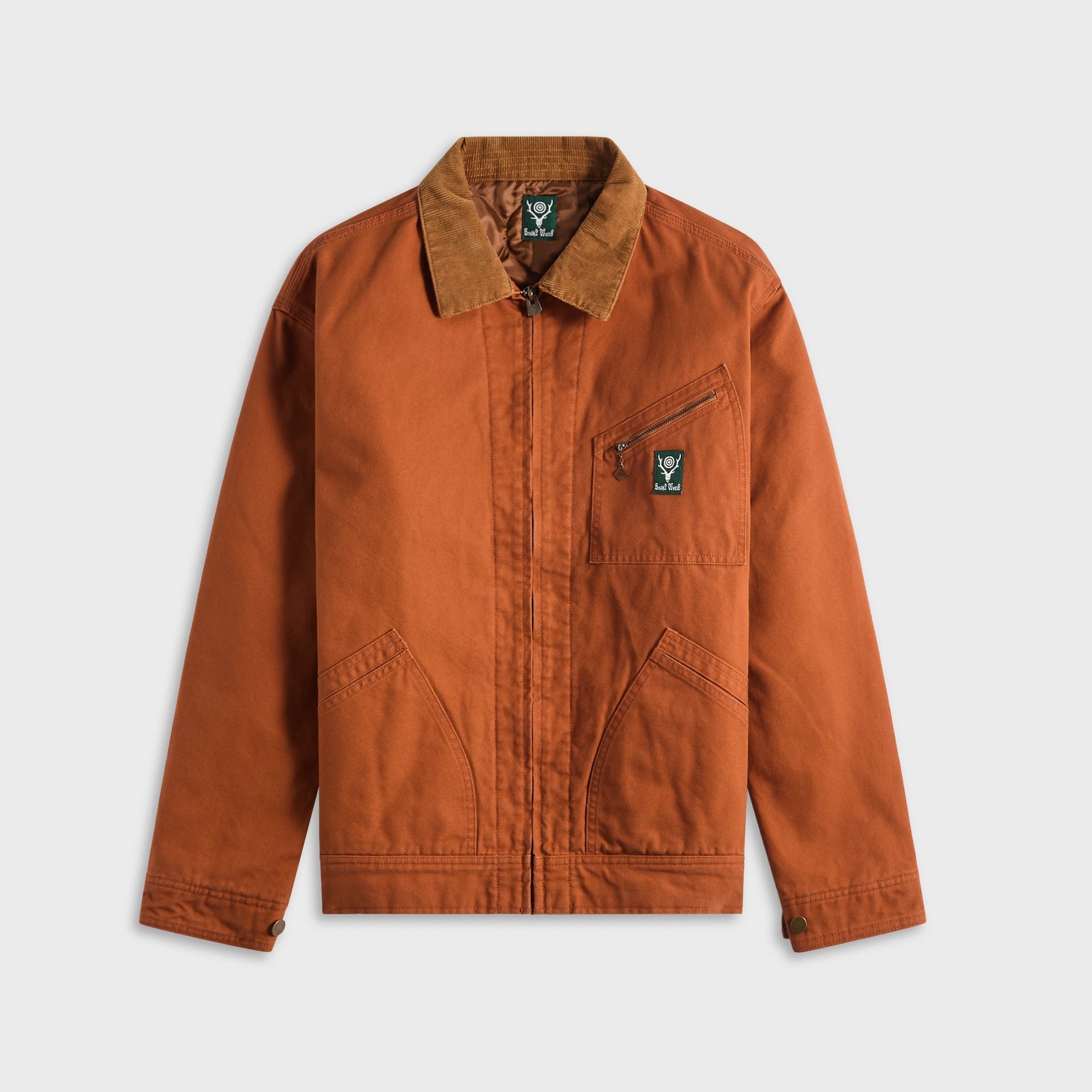 South2 West8 11.5oz Cotton Canvas Work Jacket - Brick