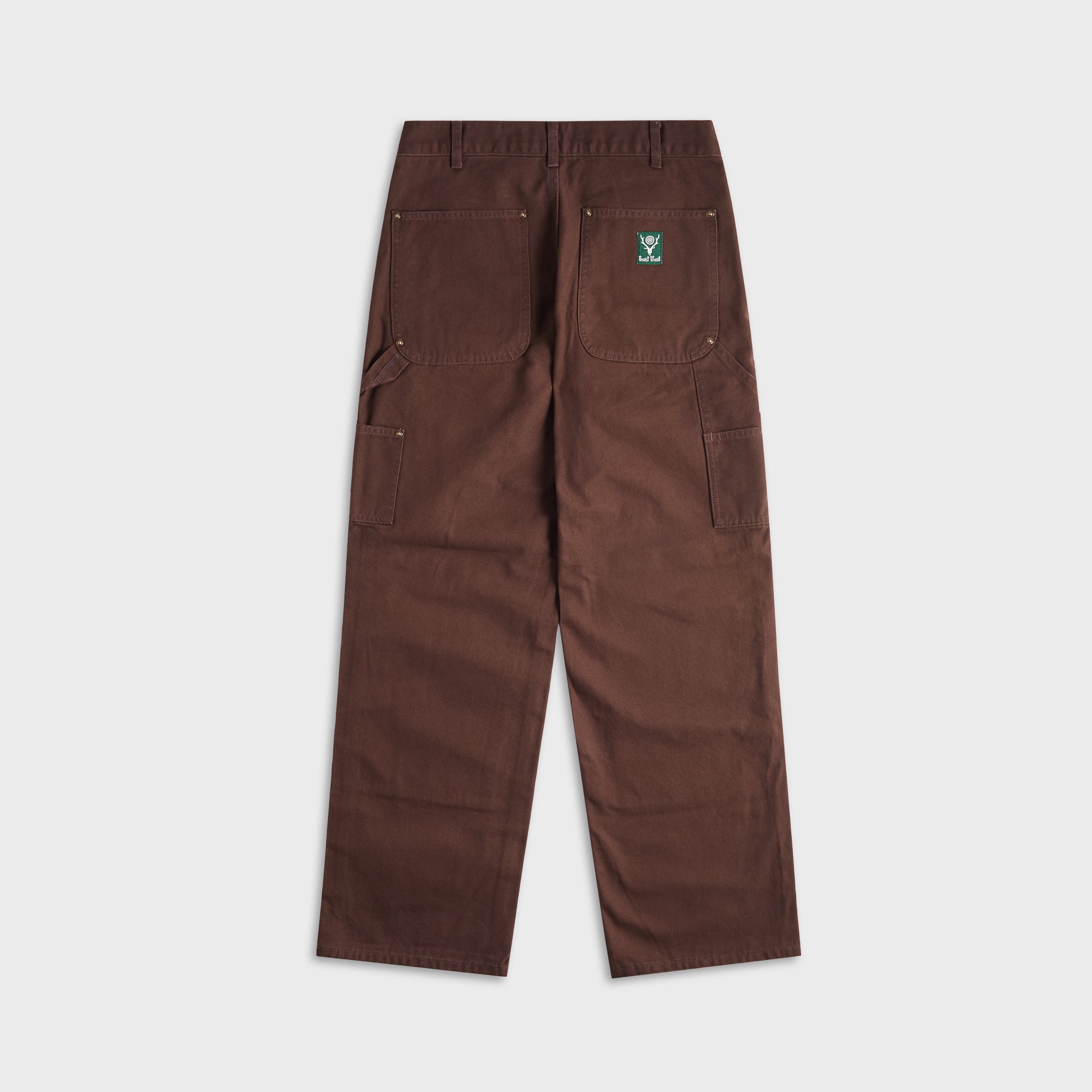 South2 West8 Double Knee 11.5oz Cotton Canvas Painter Pant - Brown