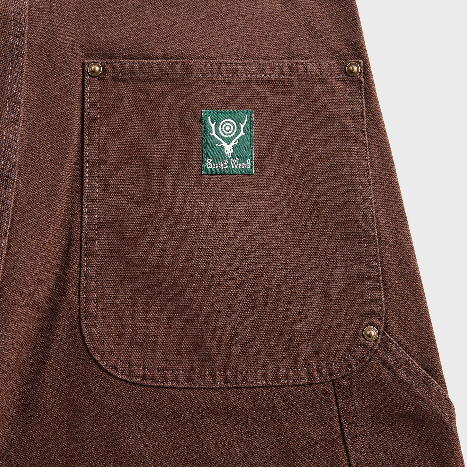 South2 West8 Double Knee 11.5oz Cotton Canvas Painter Pant - Brown