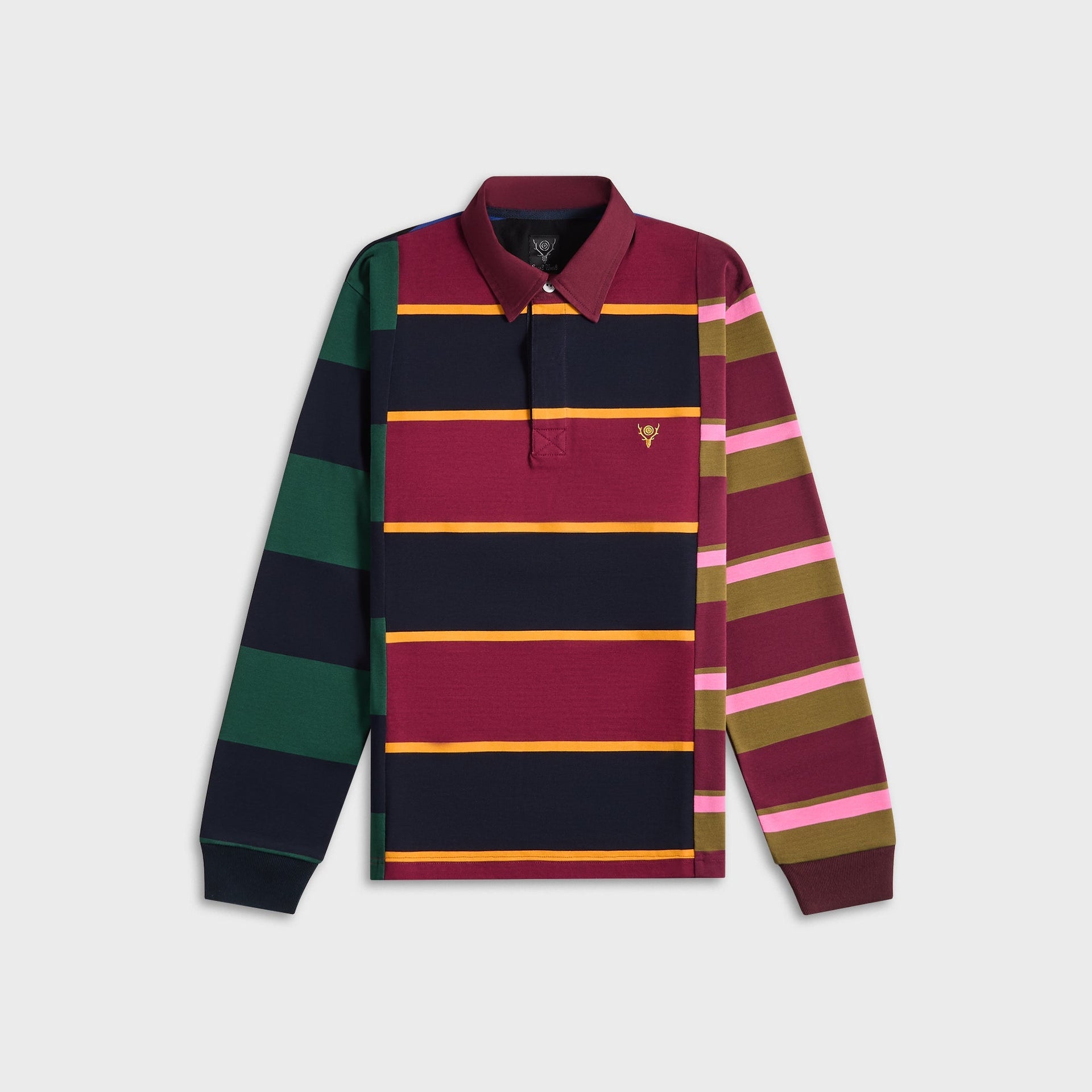 South2 West8 Rugger Cotton Plainstitch Shirt - Crazy Pattern