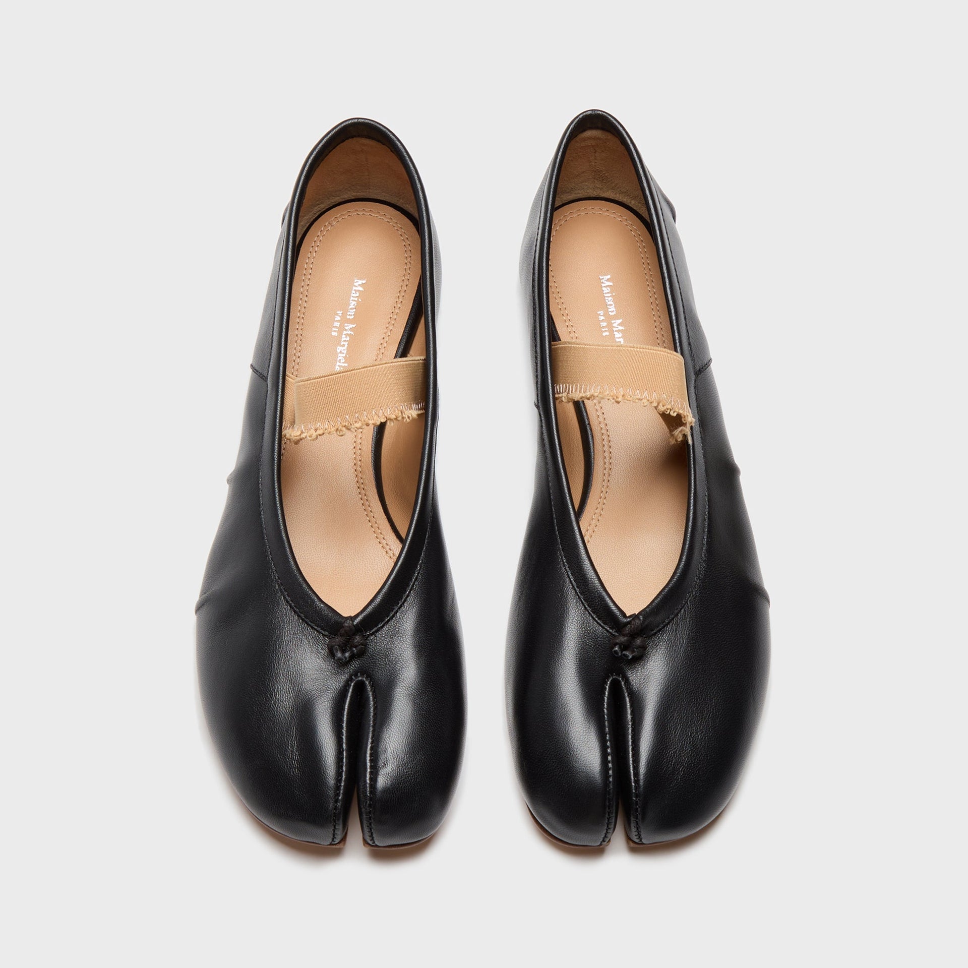 Maison Margiela Tabi Elastic Band Ballerina Black Nude – Kith