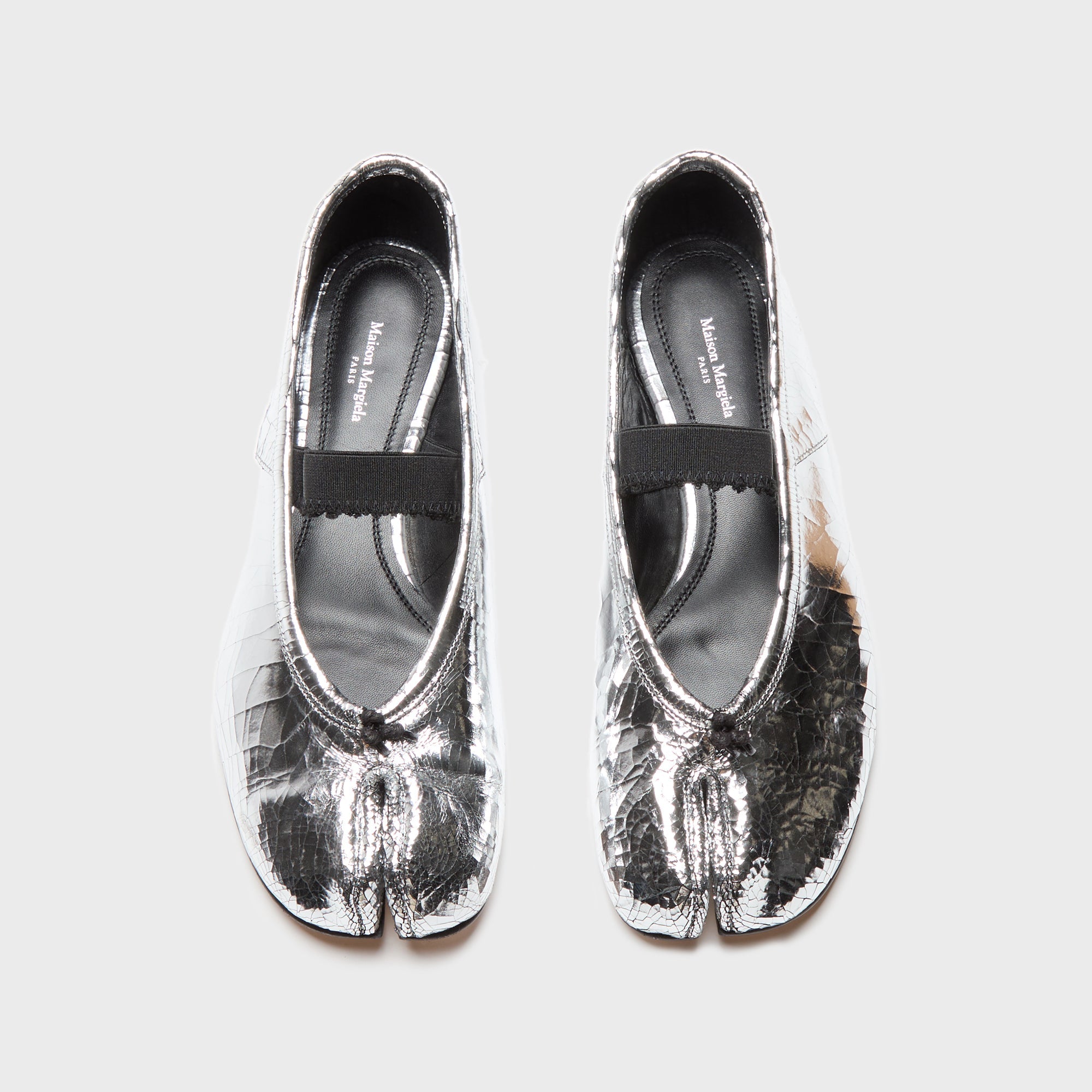 Maison Margiela Tabi Ballerina - Broken Mirror / Elastic Silver
