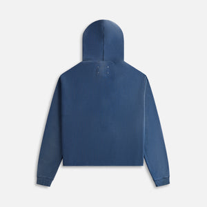 Maison Margiela Organic Cotton Fleece hoodie olive - Blue