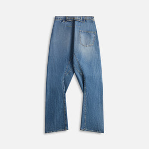 Maison Margiela 5-Pocket 14 oz Origin Denim Diagonal Seam Jeans - Blue