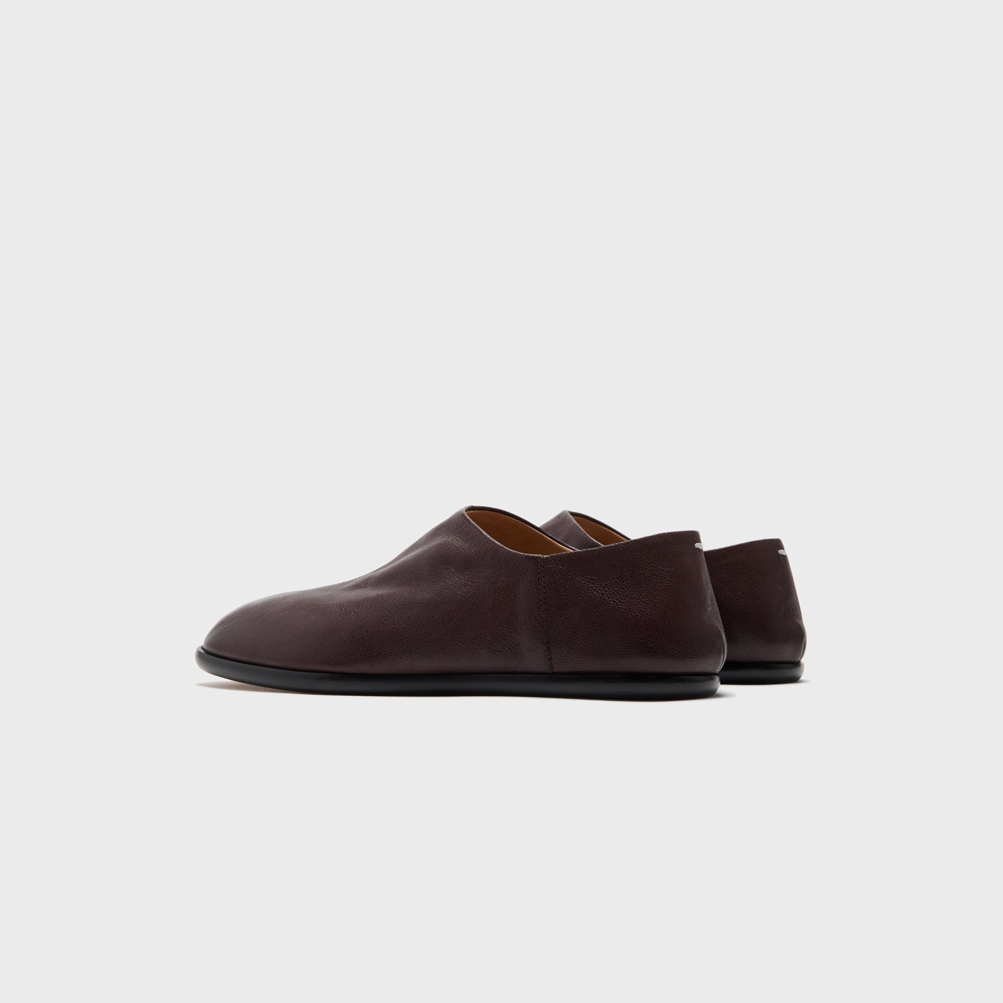 Maison Margiela Tabi Babouche - Camel Leather Moka – Kith