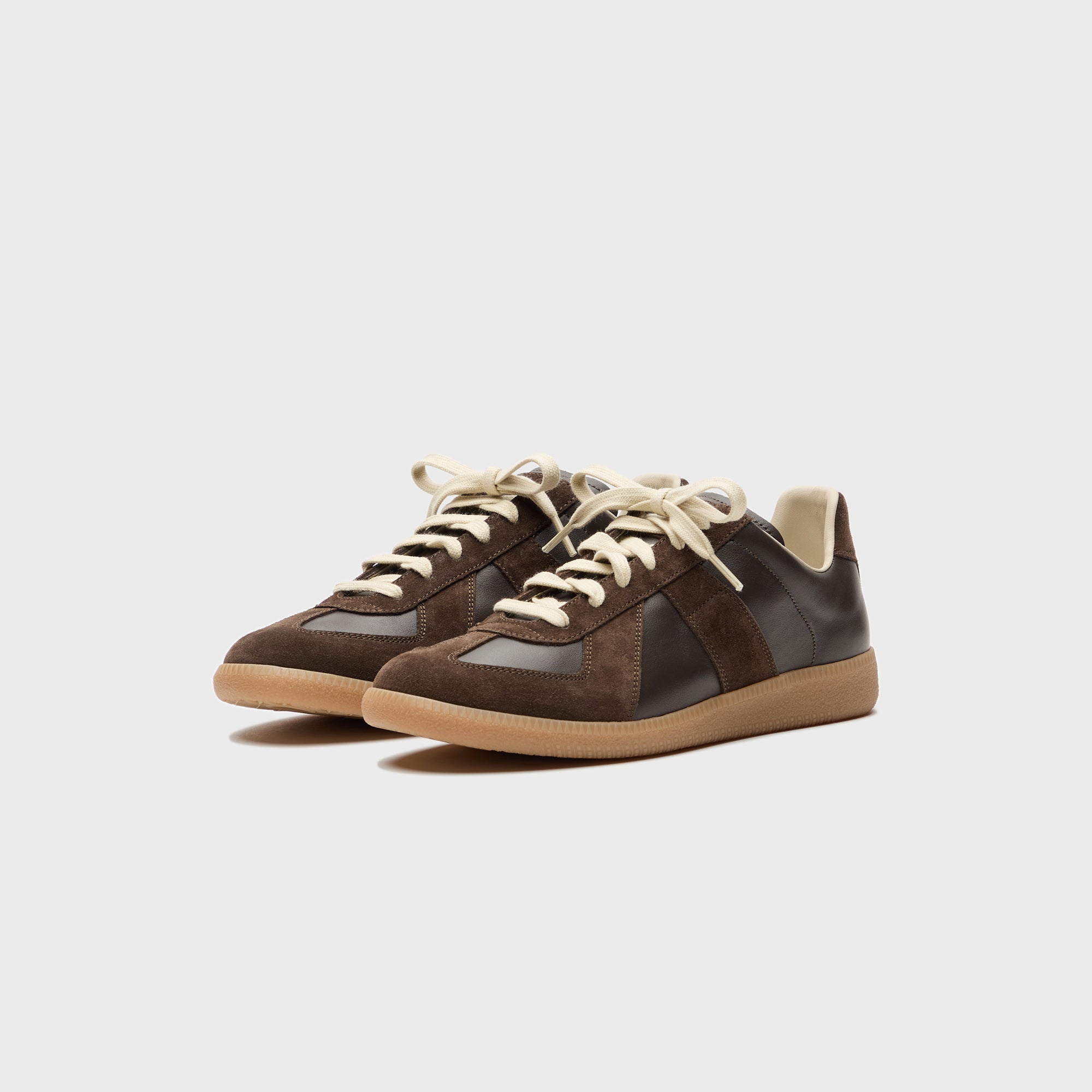 靴 Maison Margiela 37 MAISON MARGIELA Replica Leather/Suede Sneakers Size 37 | eBay