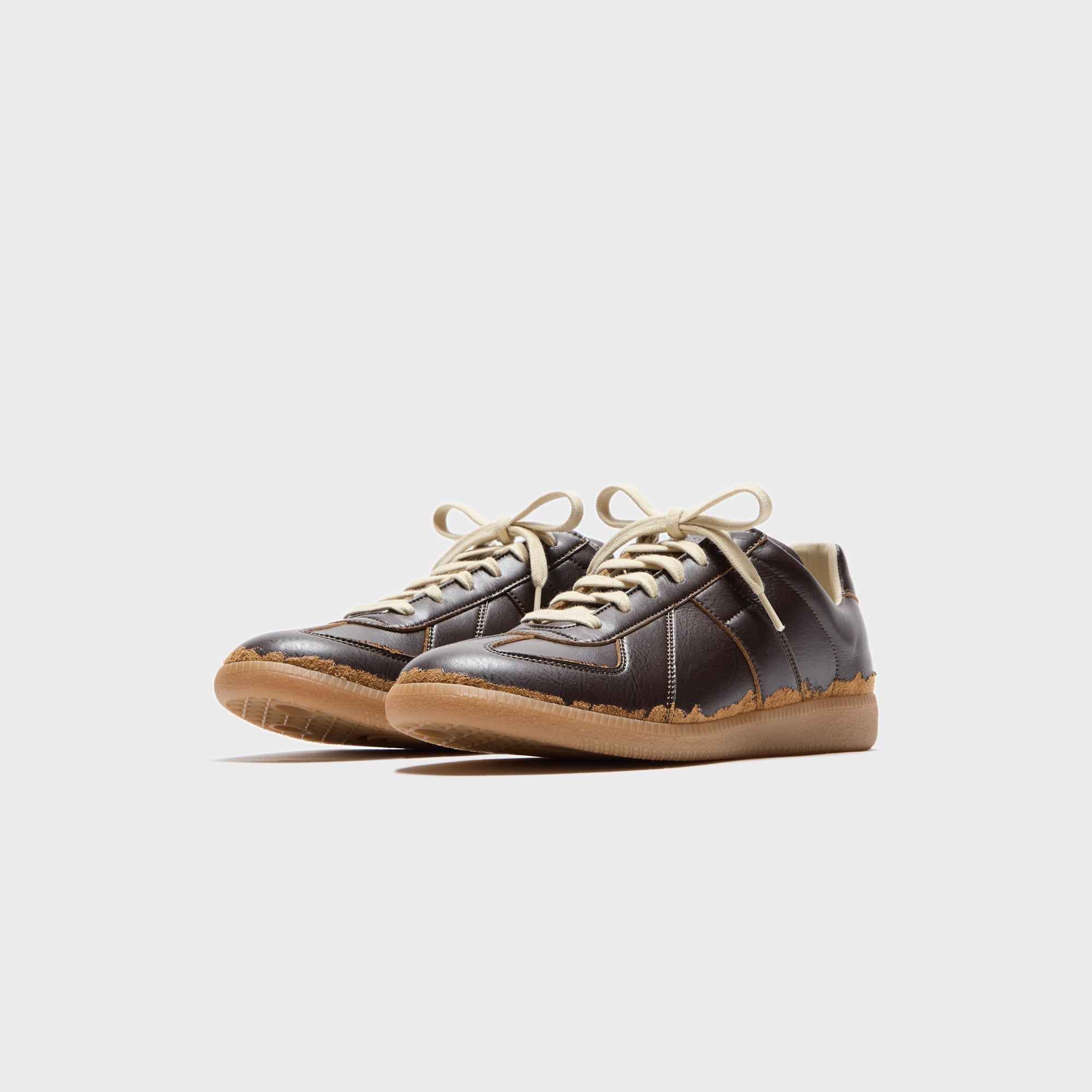 Maison Margiela Replica Sneaker - Dark Brown / Camel – Kith
