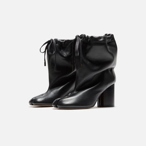 Maison Margiela WMNS Drawstring Tabi Ankle Boot - Black