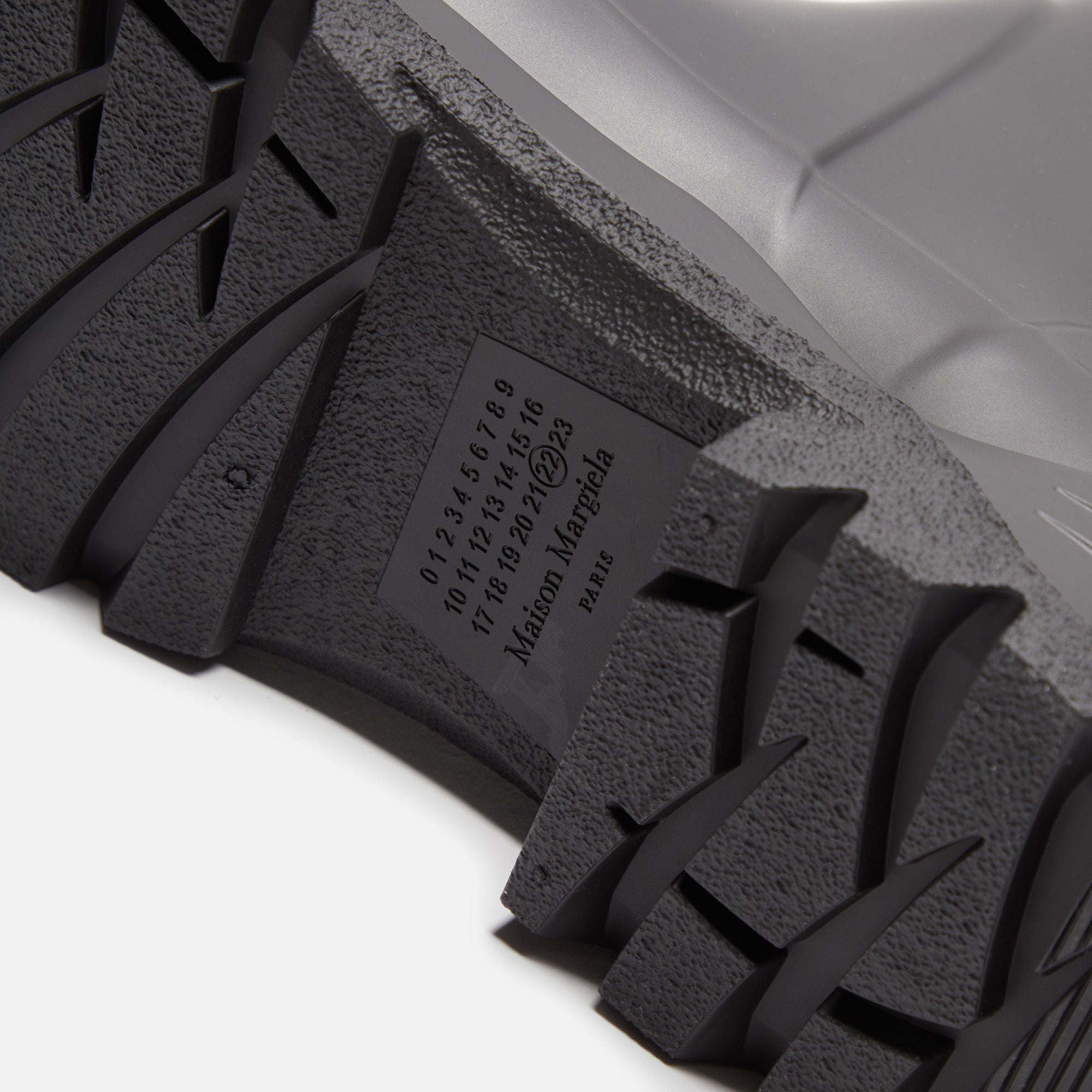 Maison Margiela Tabi Rain Boot - Black Raven – Kith