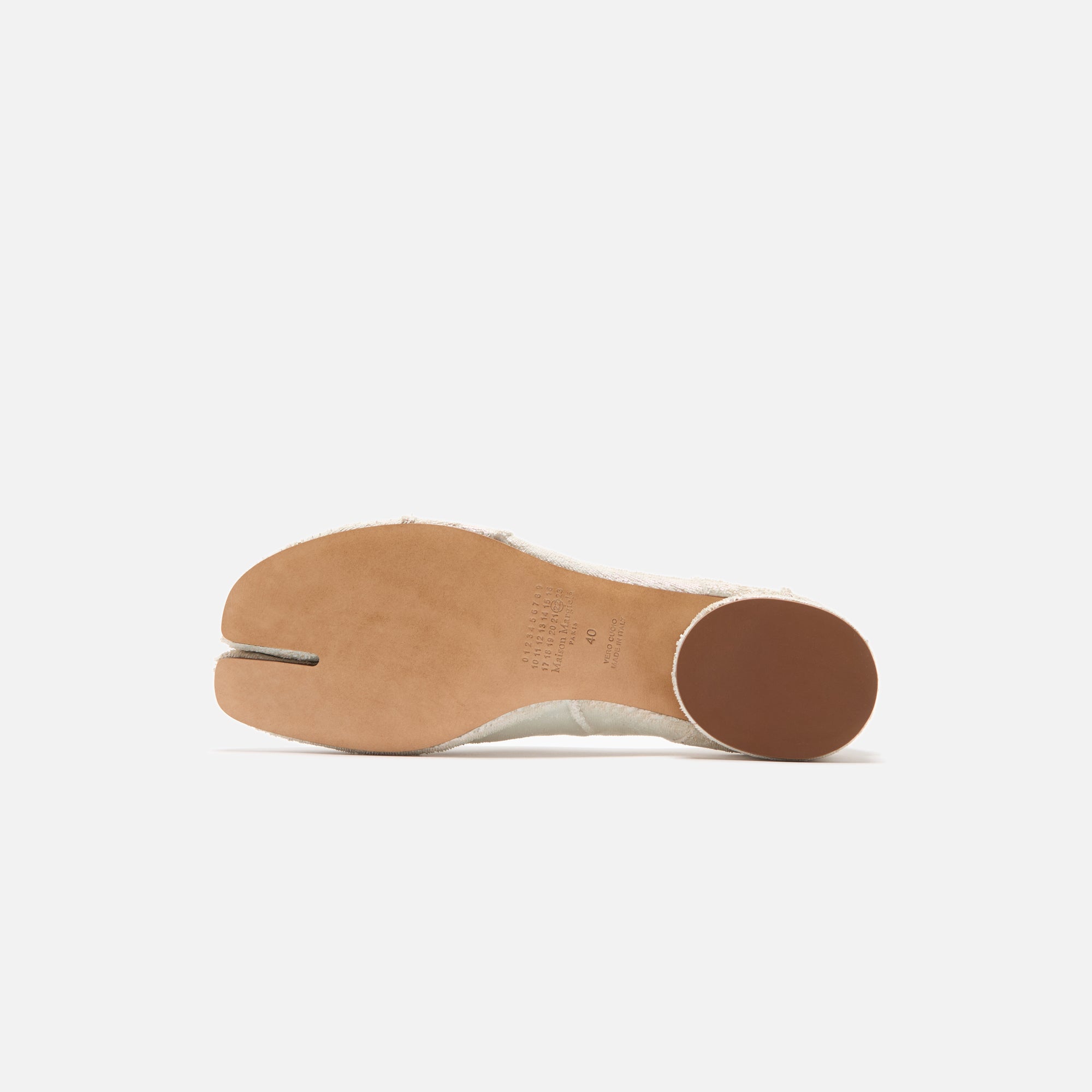 MAISON MARGIELA タヒニュハレリナシュス S58WZ0128P8159 HA837 Maison Margiela Tabi Ballerina H30 - White Pearly – Kith