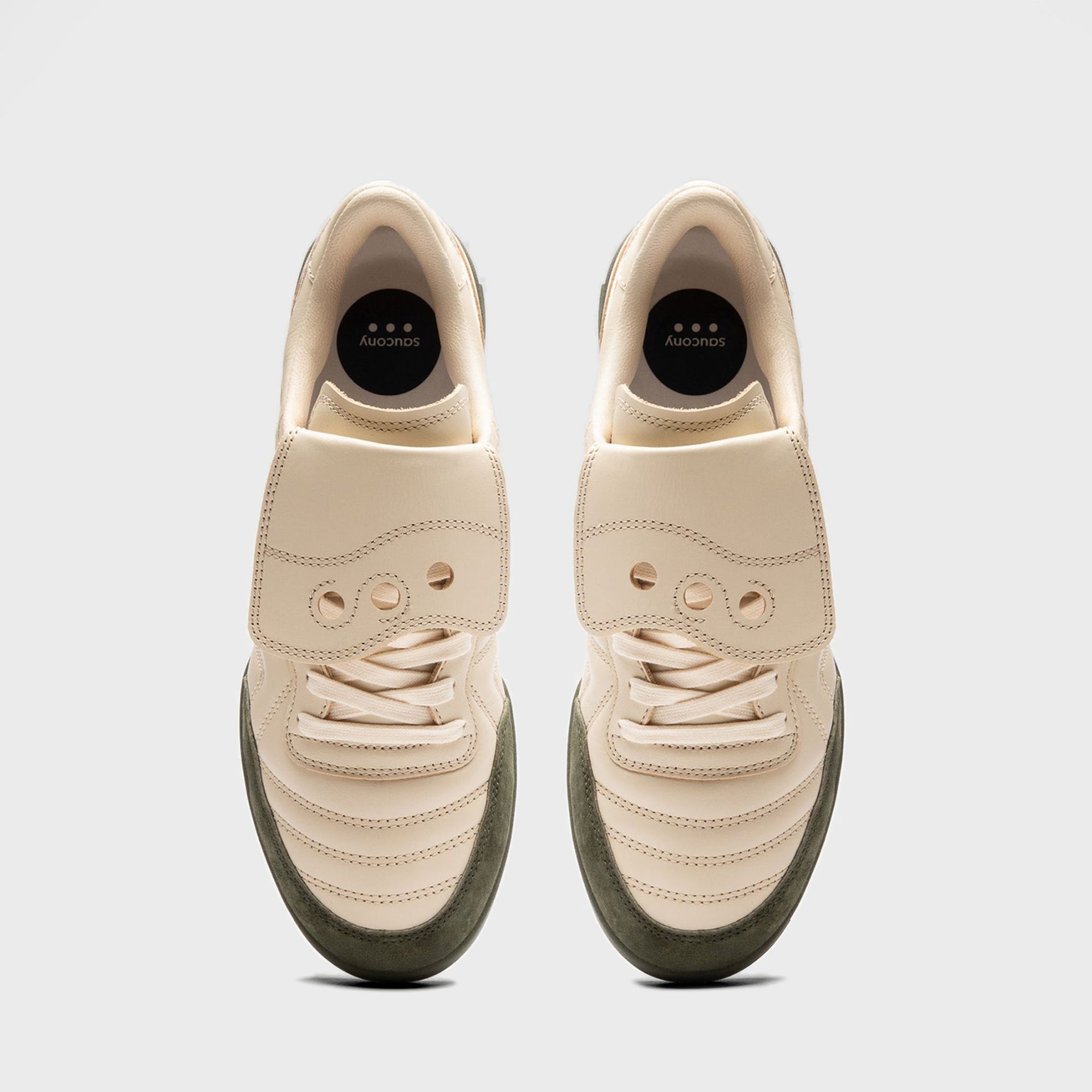 Saucony SILO 586i S - Parchment / Pine