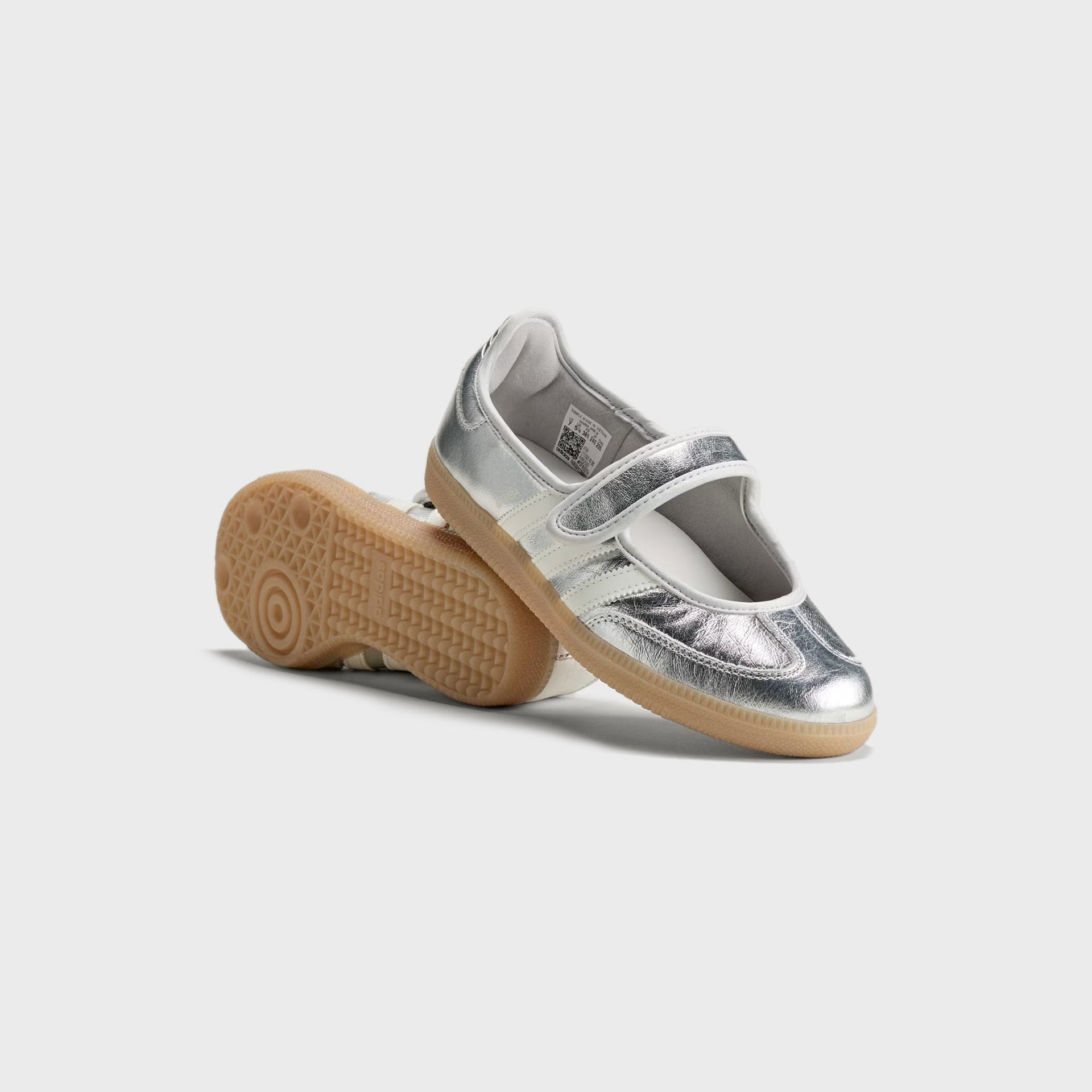 adidas WMNS Samba Jane - Silver Metallic / Off White / Gum