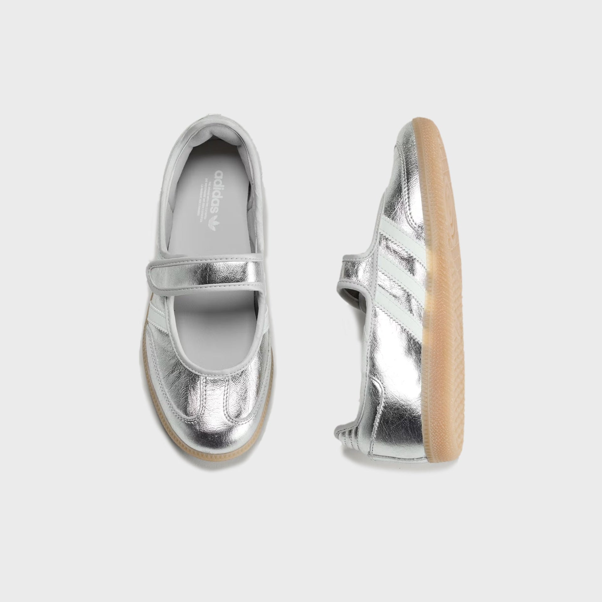 adidas WMNS Samba Jane - Silver Metallic / Off White / Gum
