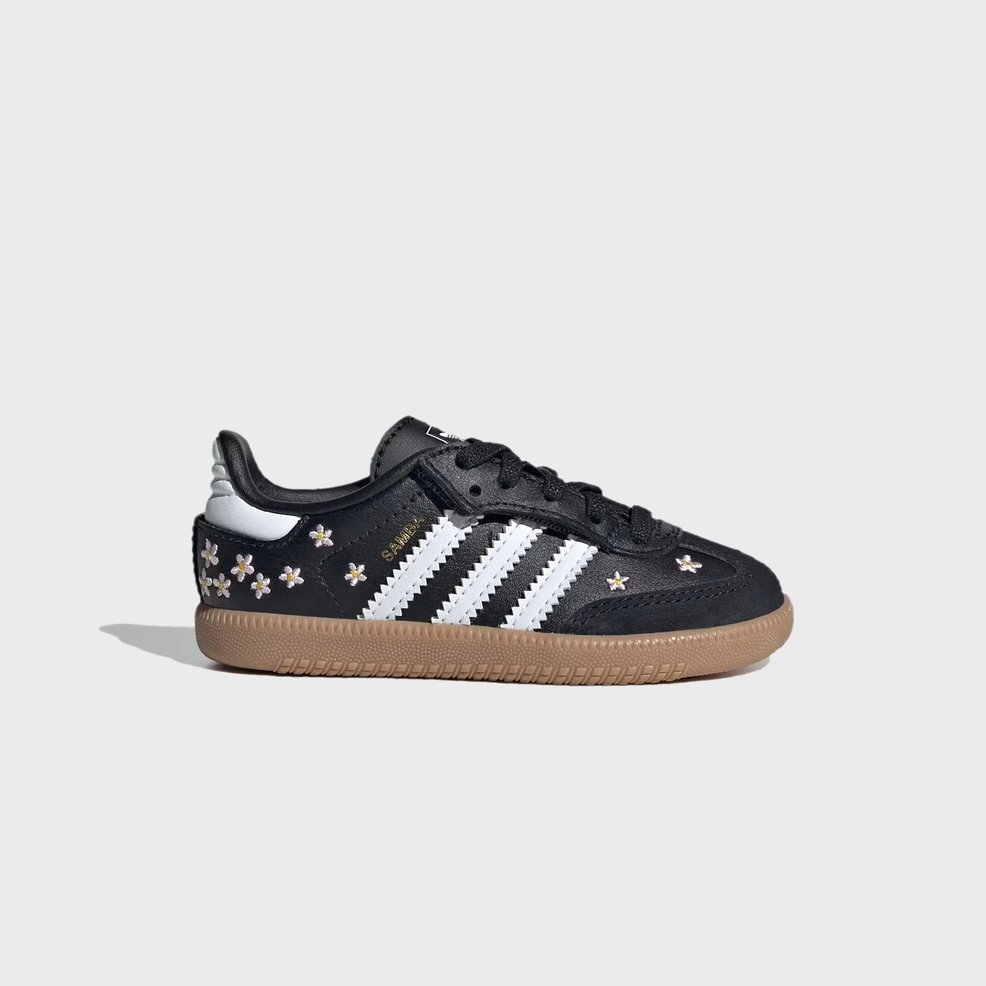 adidas TD Samba OG Comfort Closure Elastic Lace Shoes - Core Black