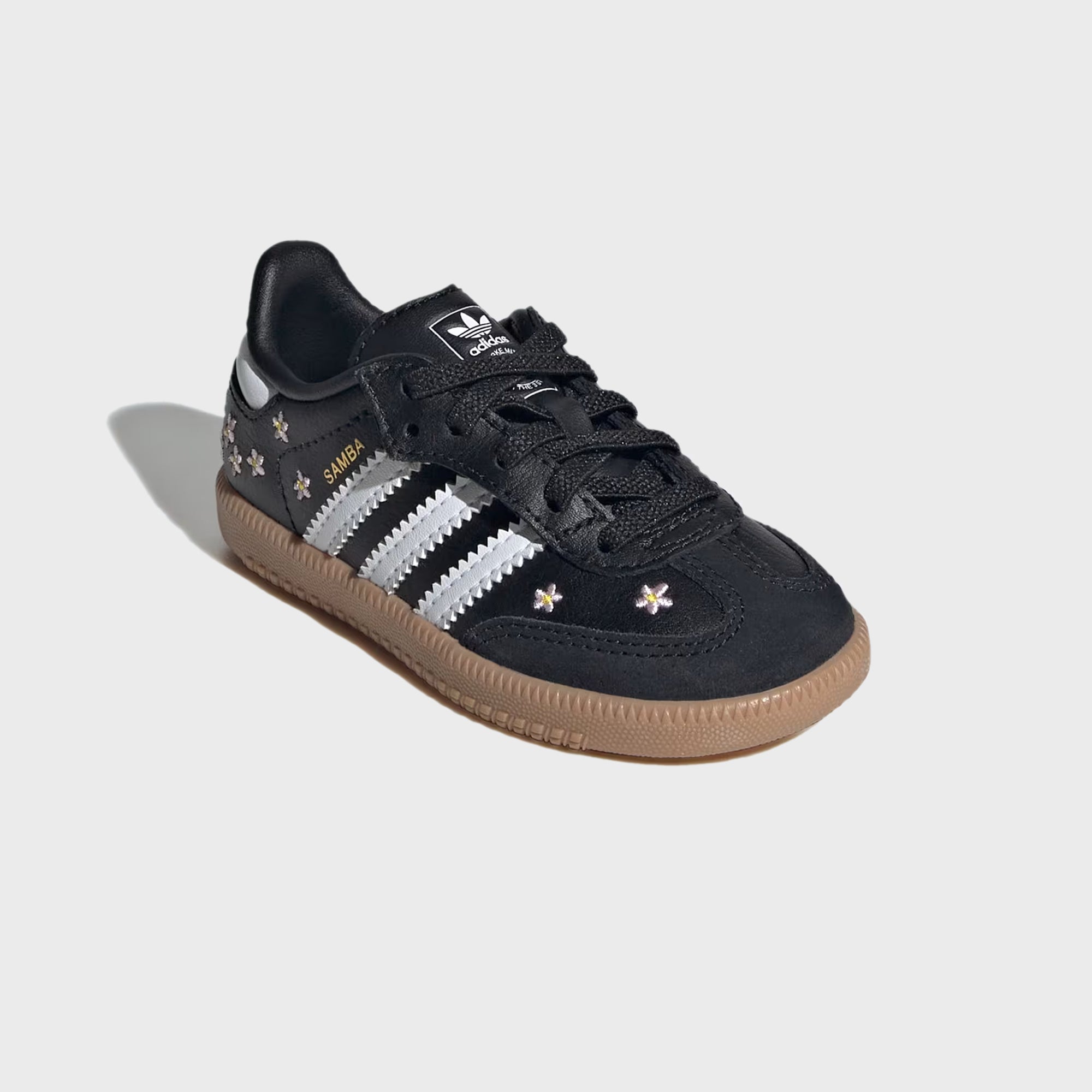 adidas TD Samba OG Comfort Closure Elastic Lace Shoes - Core Black