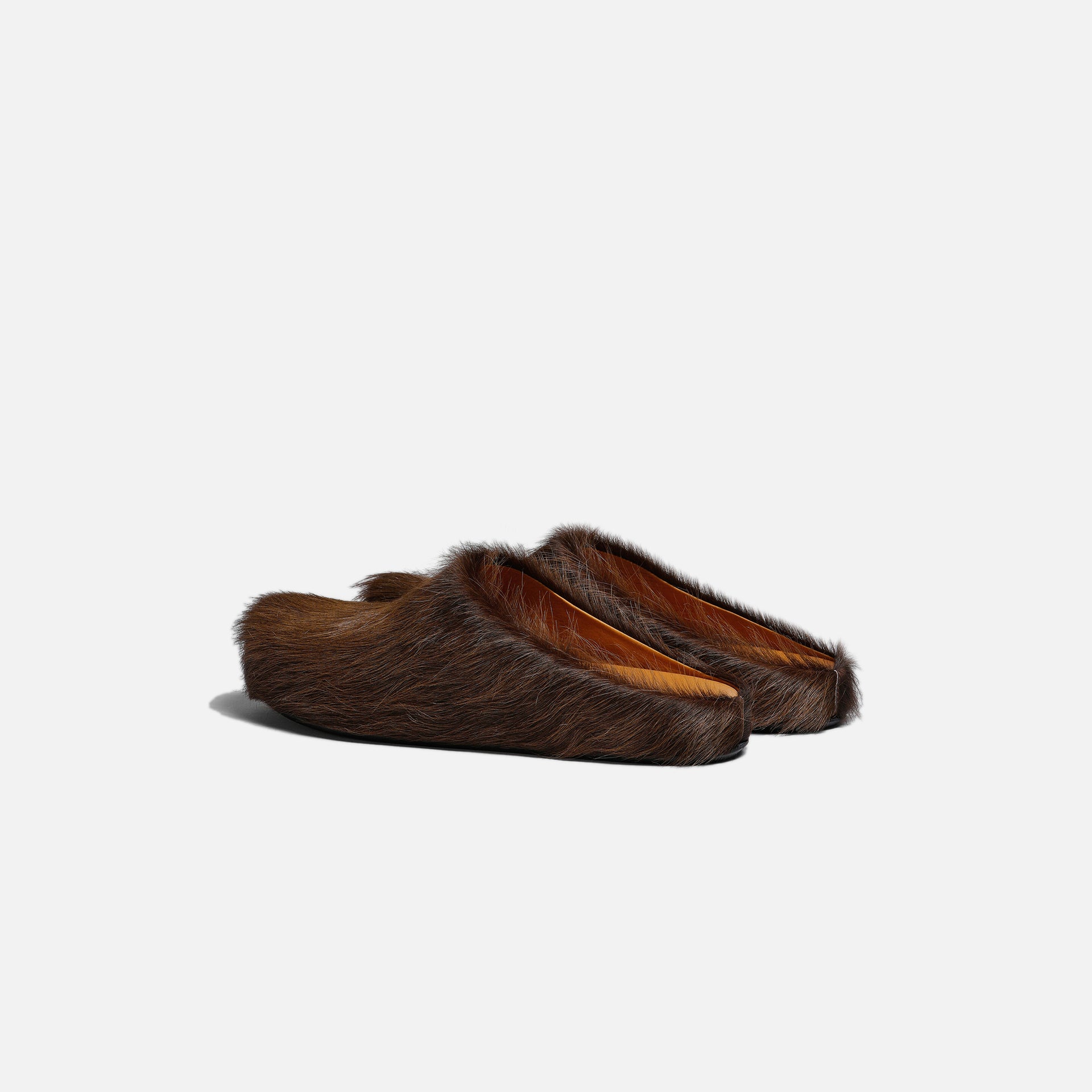 Marni Mens Fussbett Sabot - Brown