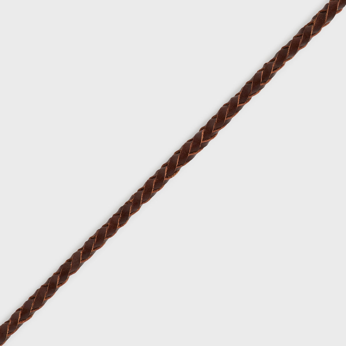 Kith 101 for SEVEN BY SEVEN String Braided Leather Long Belt - Mocha - PH