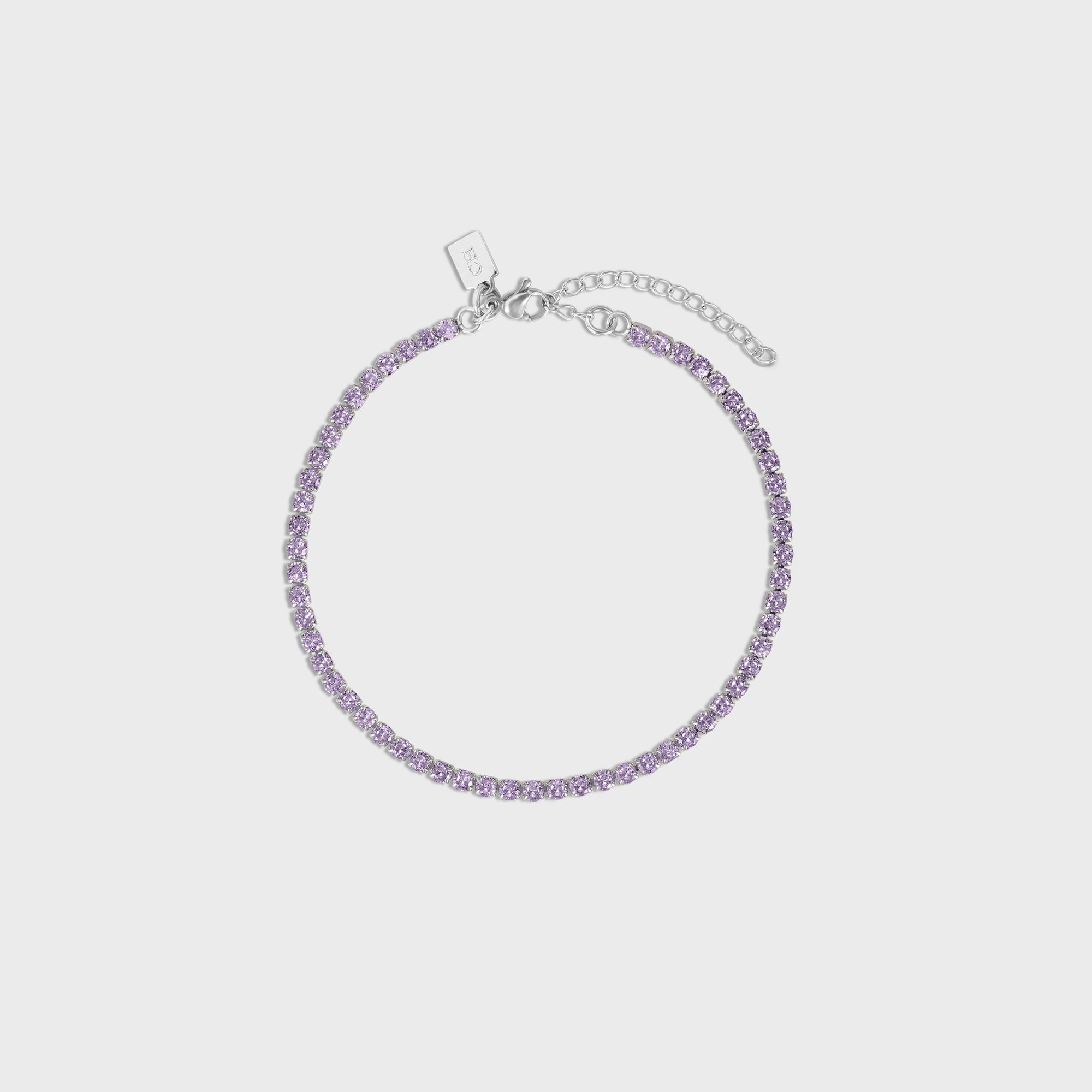 Crystal Haze Serena Anklet - Lavender – Kith