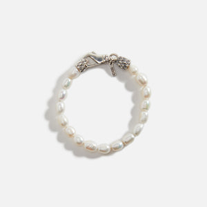 Emanuele Bicocchi Small Baroque Pearl Bracelet - White